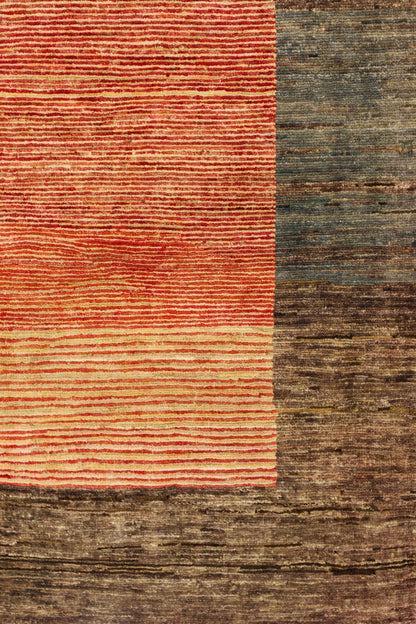 Abrash Handwoven Tribal Rug, J79586