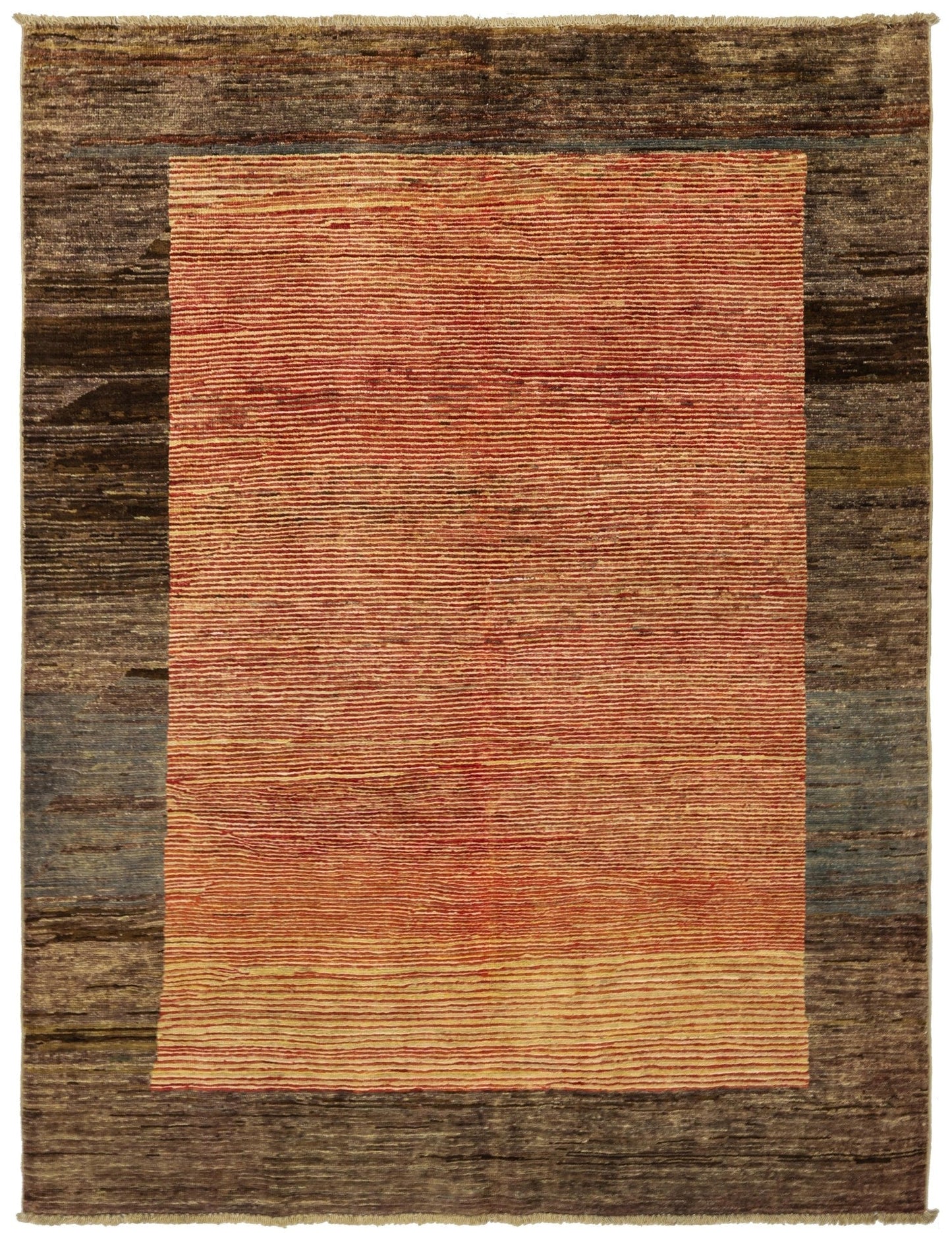 Abrash Handwoven Tribal Rug