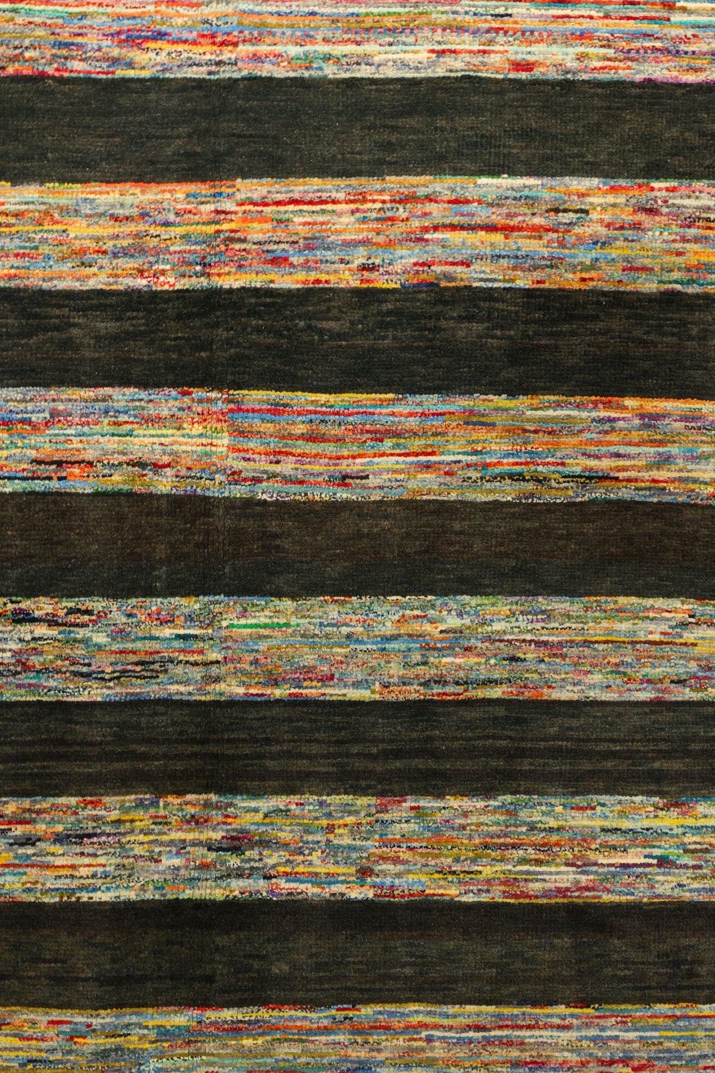 Abrash Handwoven Tribal Rug, J79591