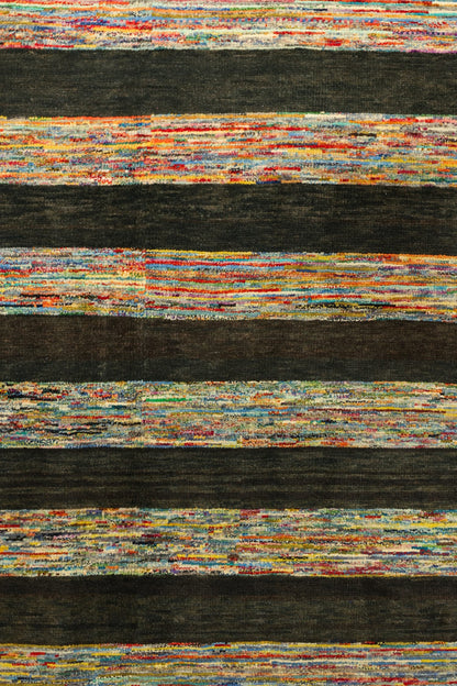 Abrash Handwoven Tribal Rug, J79591