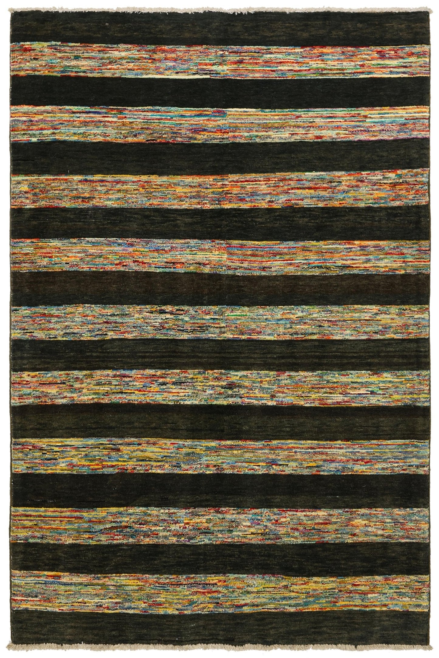 Abrash Handwoven Tribal Rug