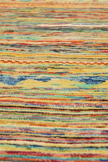 Abrash Handwoven Tribal Rug, J79592