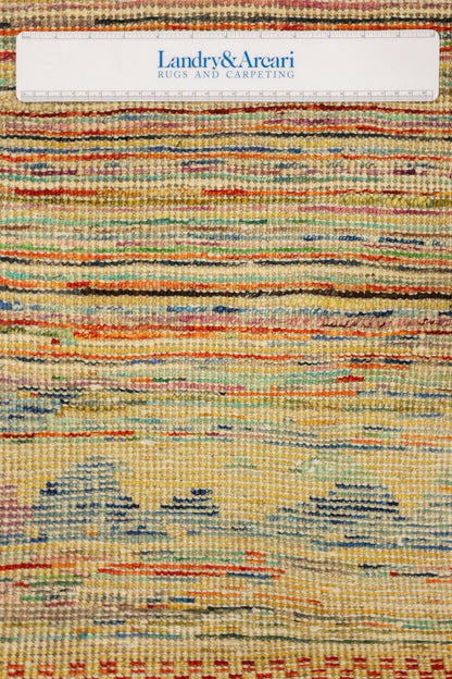 Abrash Handwoven Tribal Rug, J79592