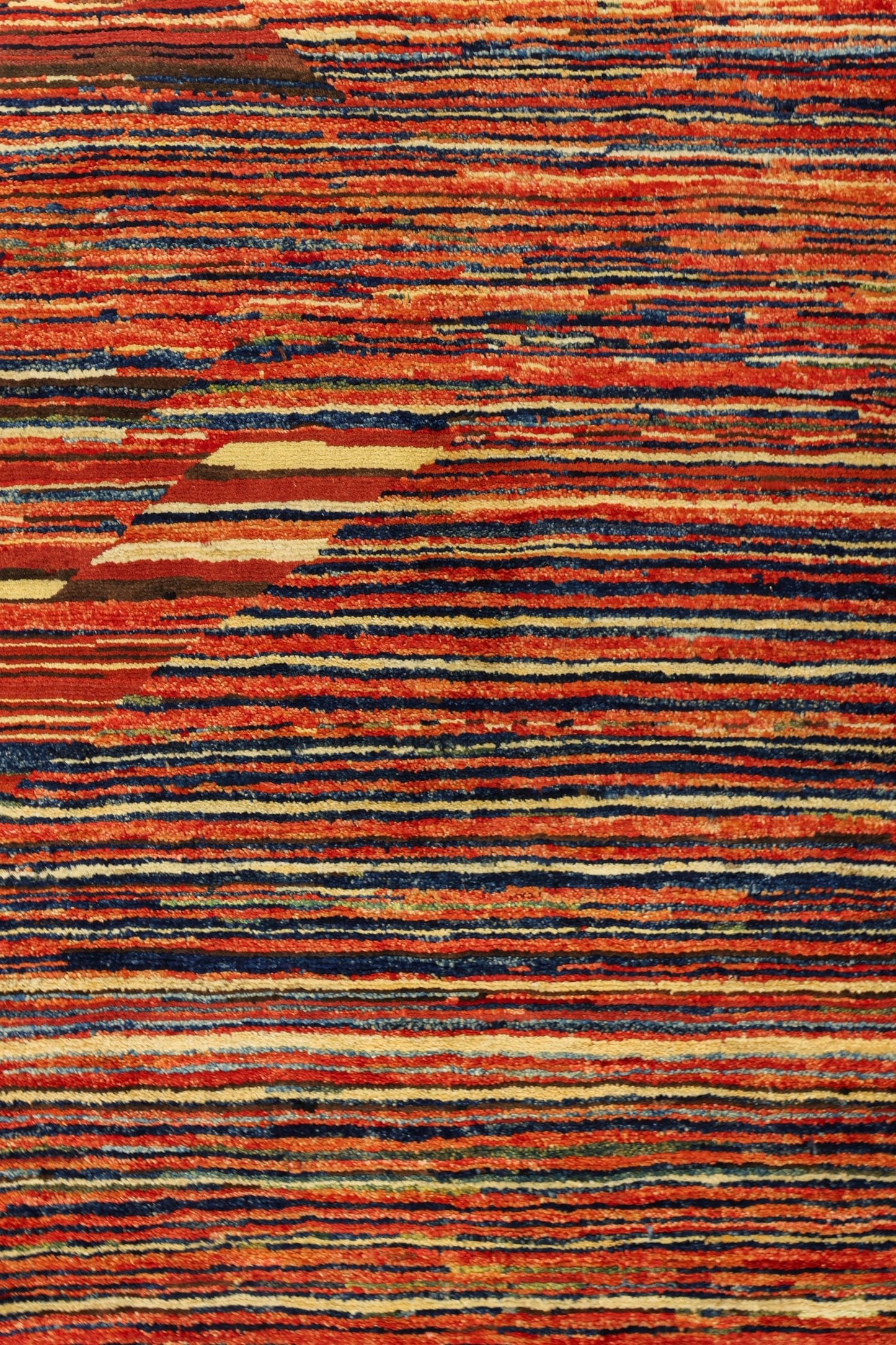 Abrash Handwoven Tribal Rug, J79602