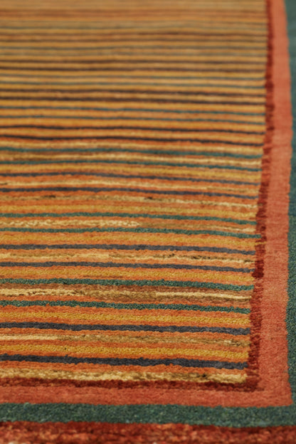 Abrash Handwoven Tribal Rug, J79617