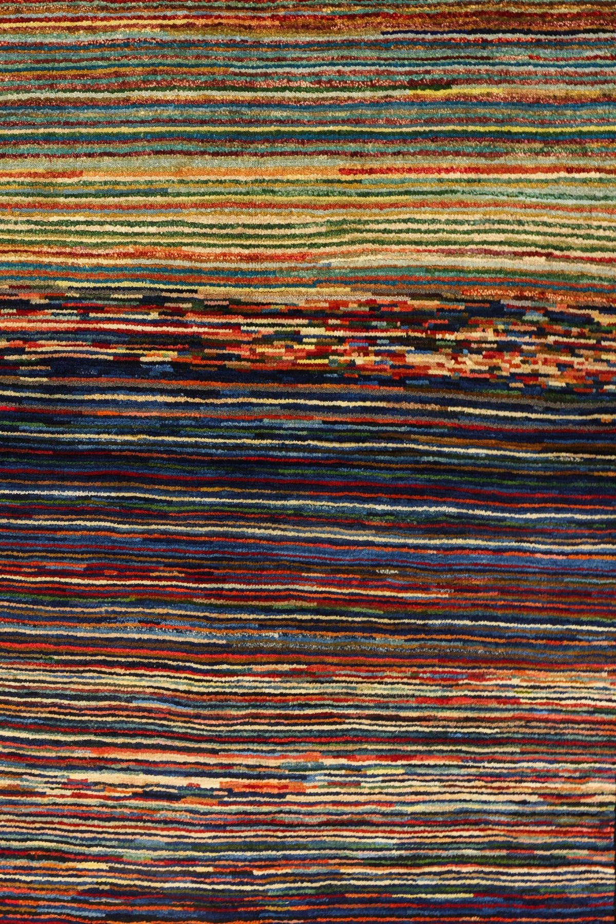 Abrash Handwoven Tribal Rug, J79620