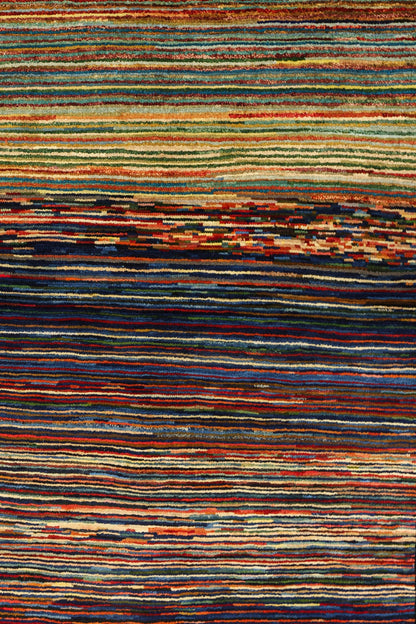 Abrash Handwoven Tribal Rug, J79620