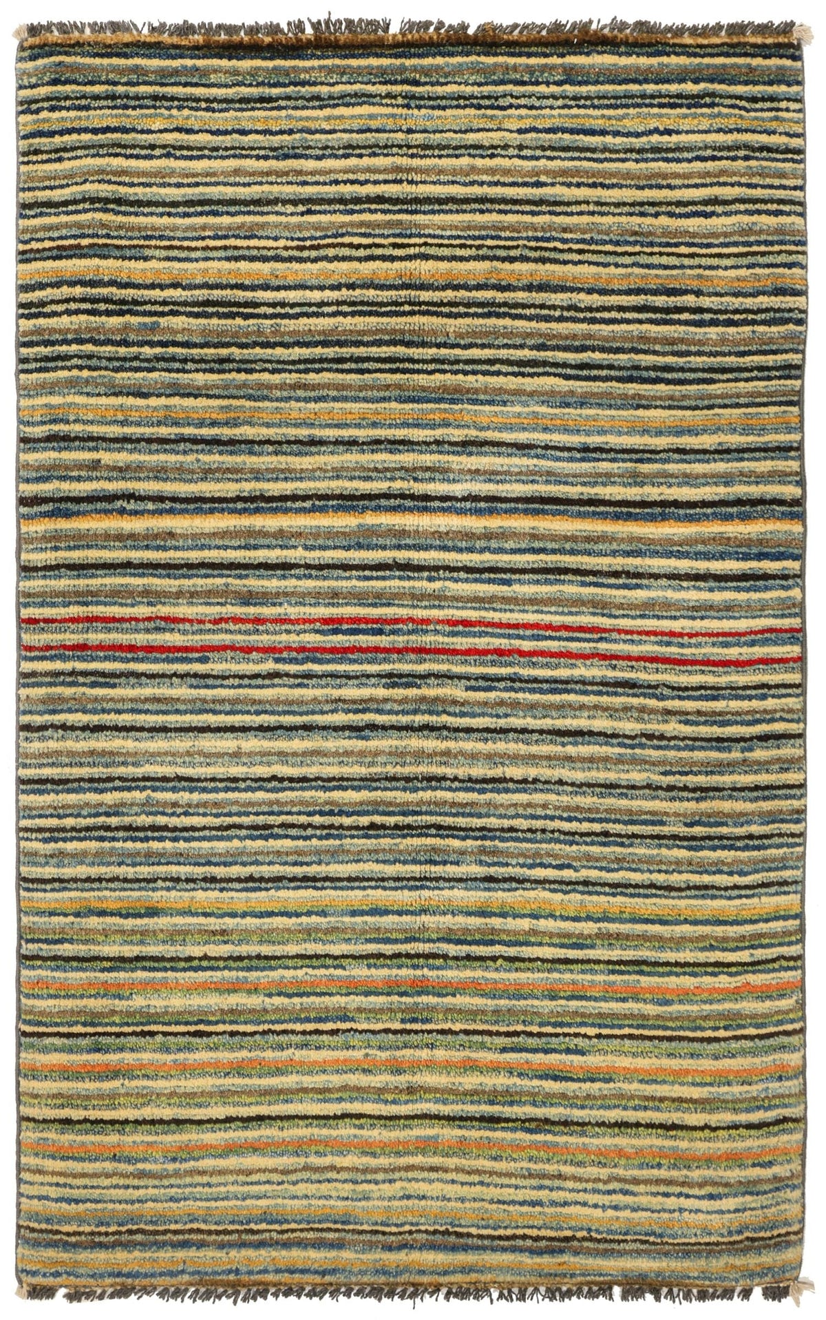Abrash Handwoven Tribal Rug