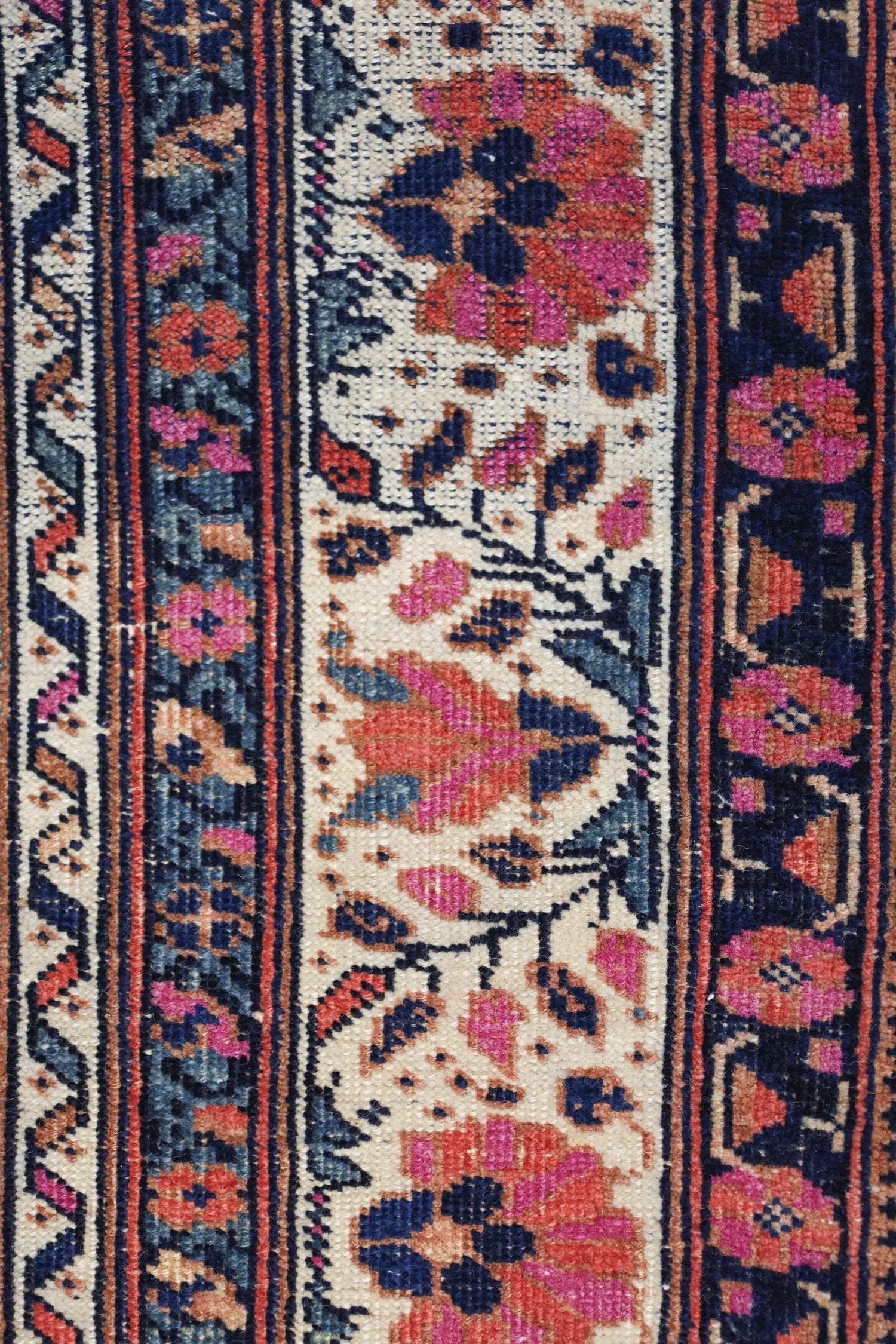 Vintage Afshar Handwoven Tribal Rug, J67465