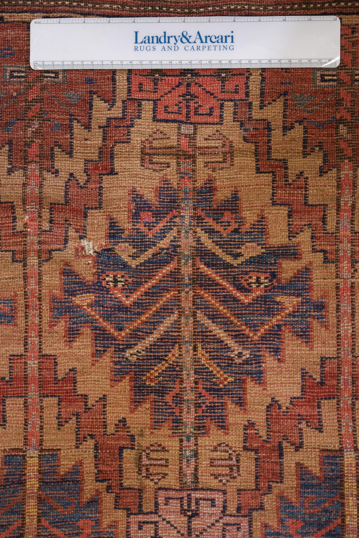 Vintage Afshar Handwoven Tribal Rug, J71242