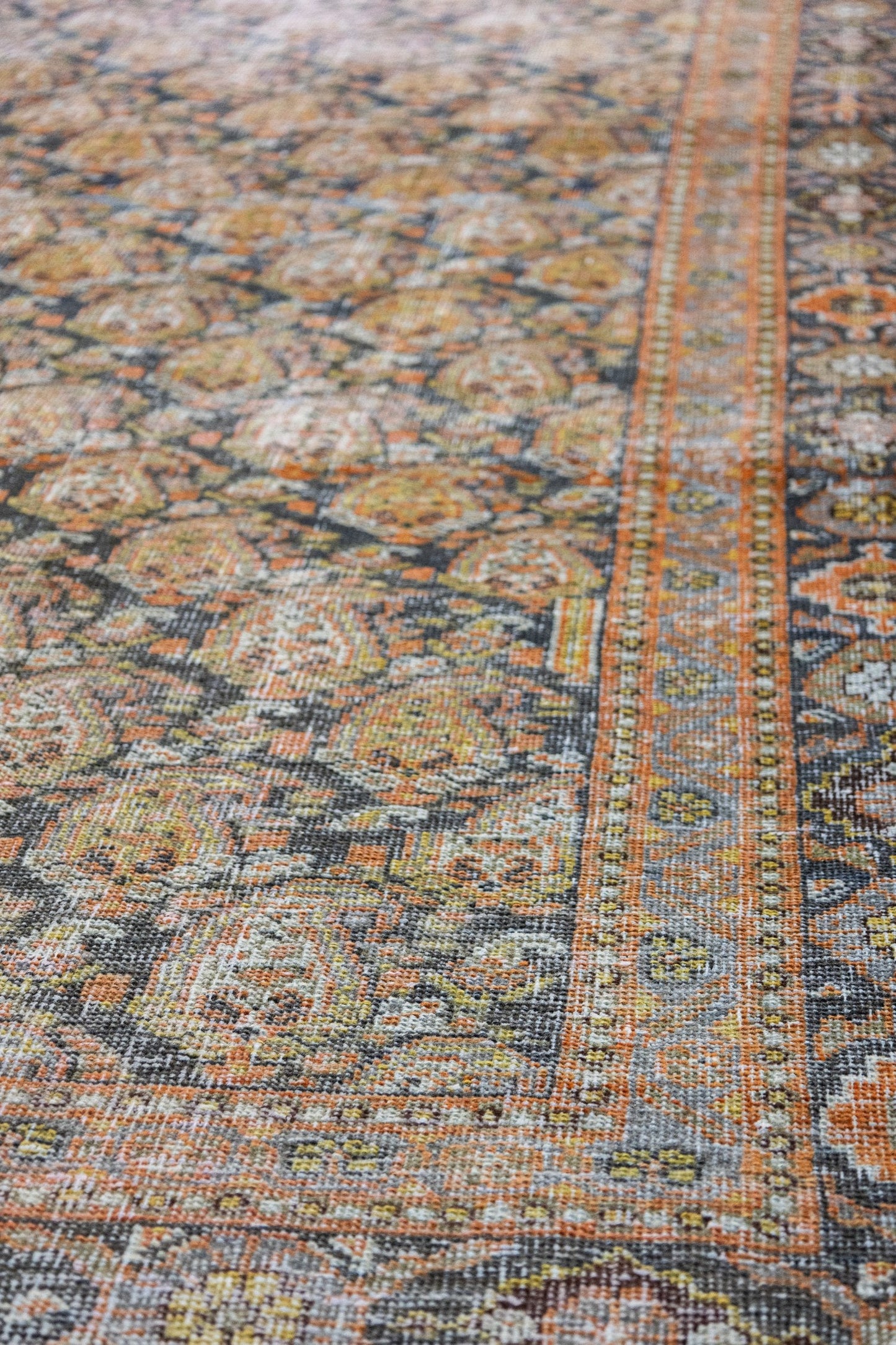 Vintage Afshar Handwoven Tribal Rug, J75314