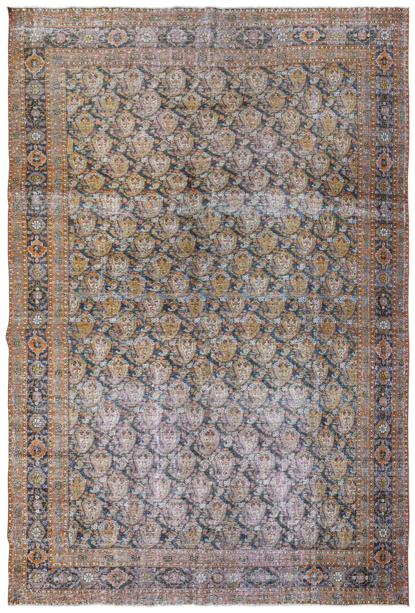 Vintage Afshar Handwoven Tribal Rug