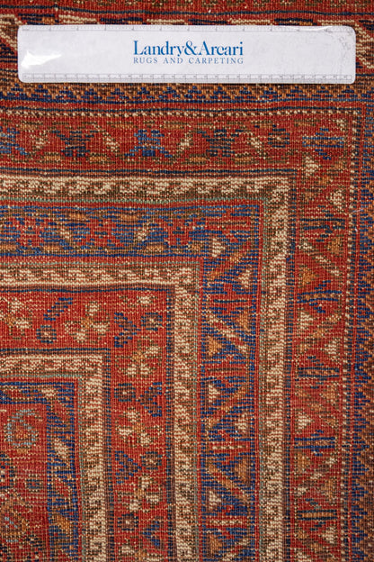 Vintage Afshar Handwoven Tribal Rug, J87173