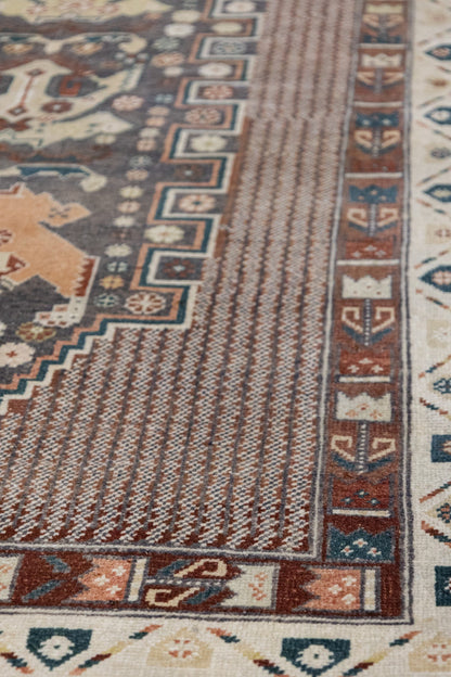 Vintage Afshar Handwoven Tribal Rug, J89122