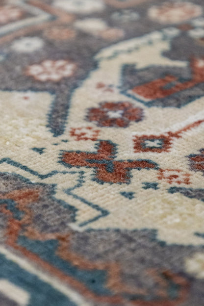 Vintage Afshar Handwoven Tribal Rug, J89122