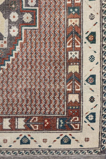 Vintage Afshar Handwoven Tribal Rug, J89122