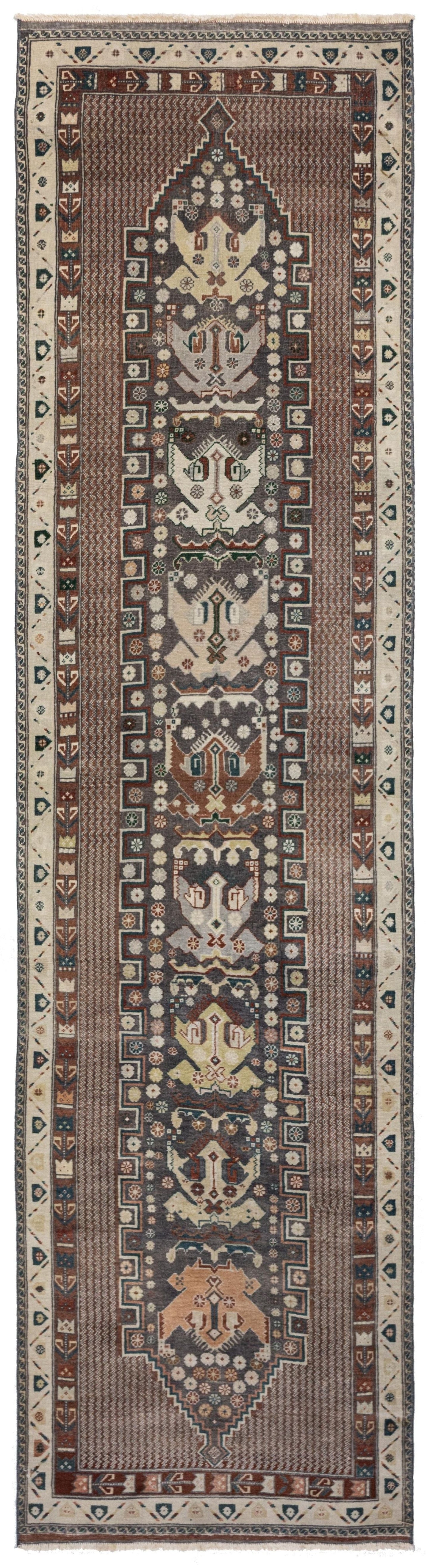 Vintage Afshar Handwoven Tribal Rug