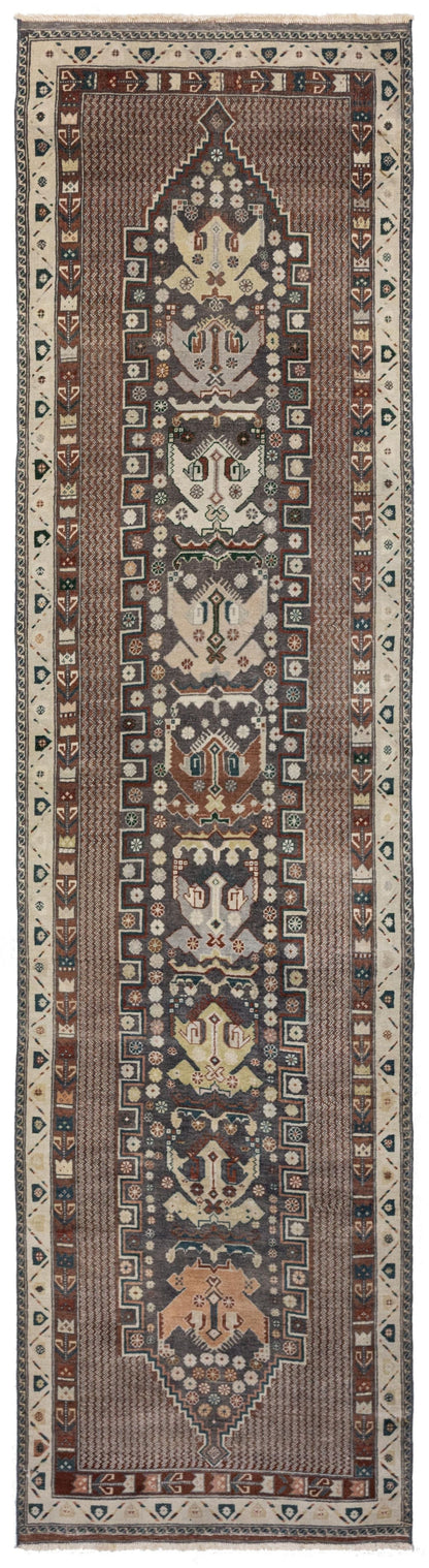Vintage Afshar Handwoven Tribal Rug