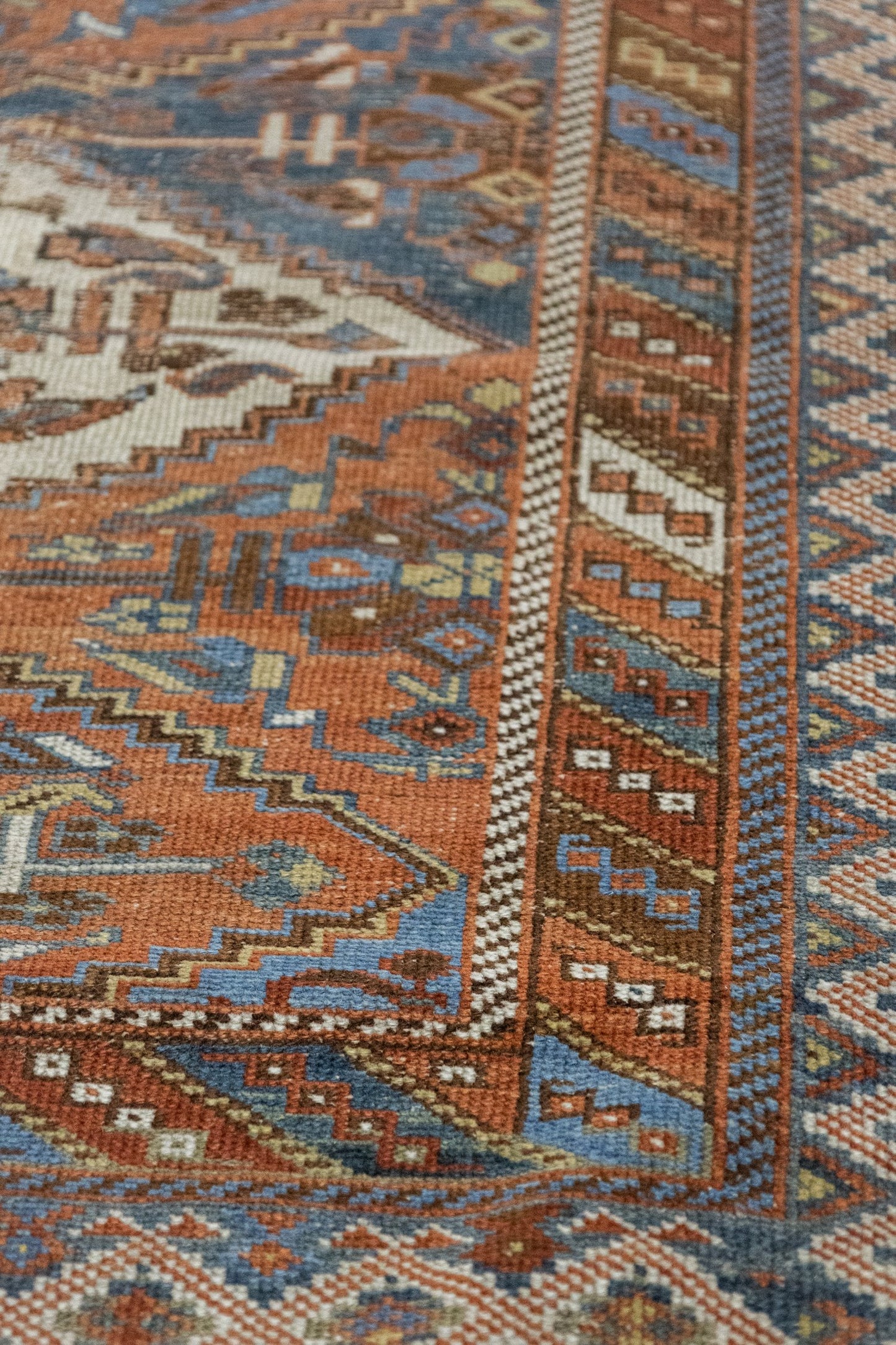 Vintage Afshar Handwoven Tribal Rug, J89129