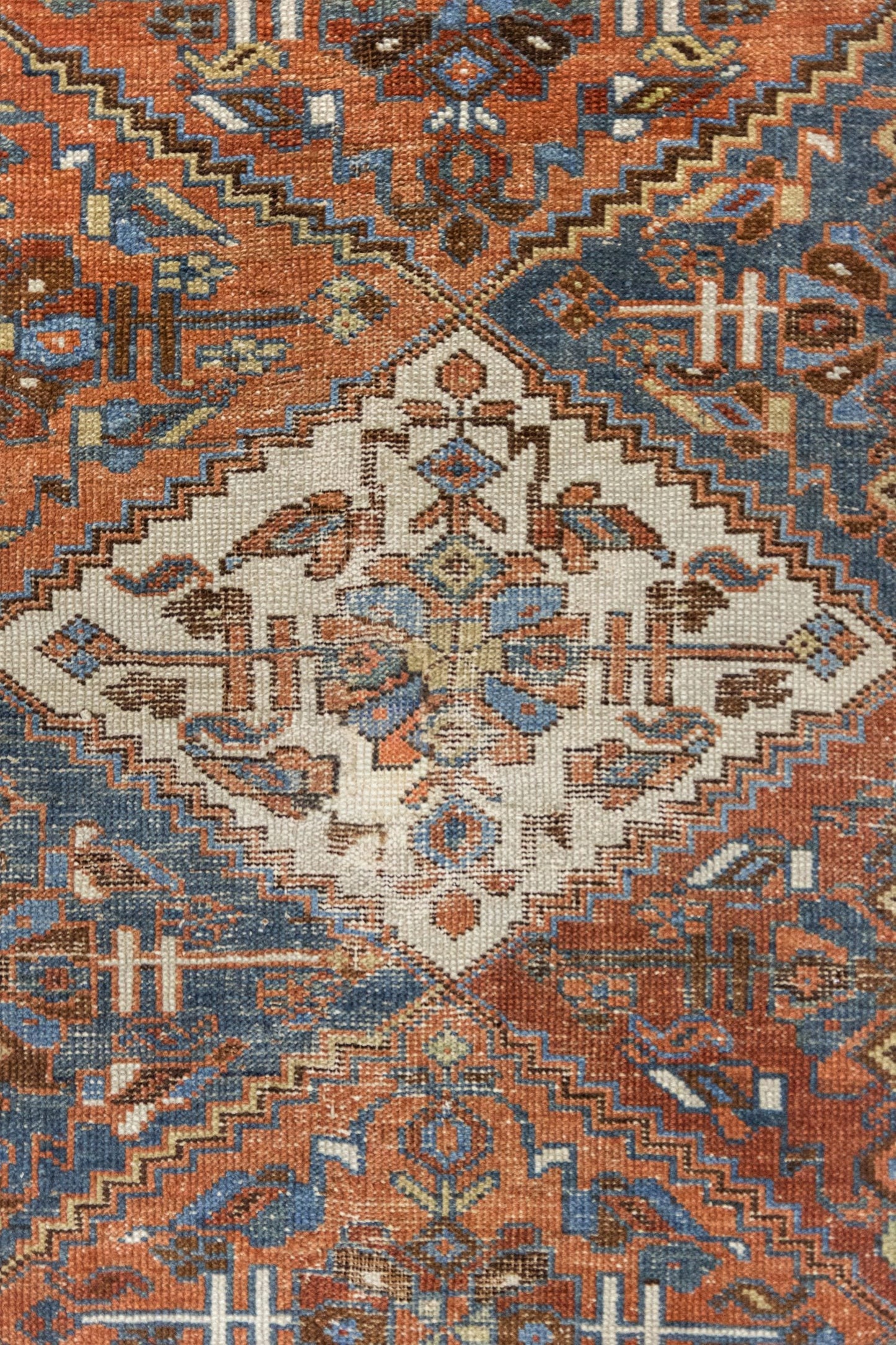 Vintage Afshar Handwoven Tribal Rug, J89129