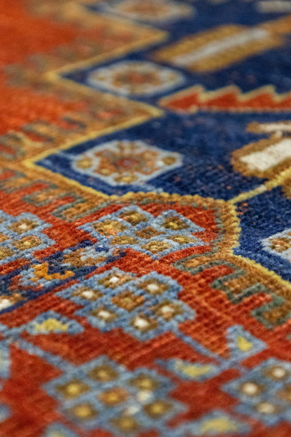 Antique Afshar Handwoven Tribal Rug, JF8807