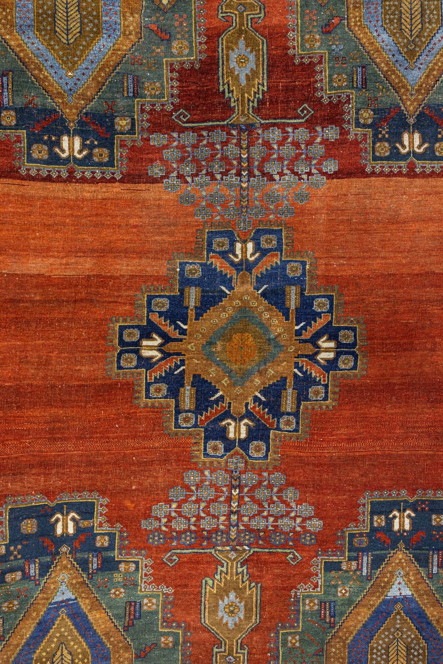 Antique Afshar Handwoven Tribal Rug, JF8807