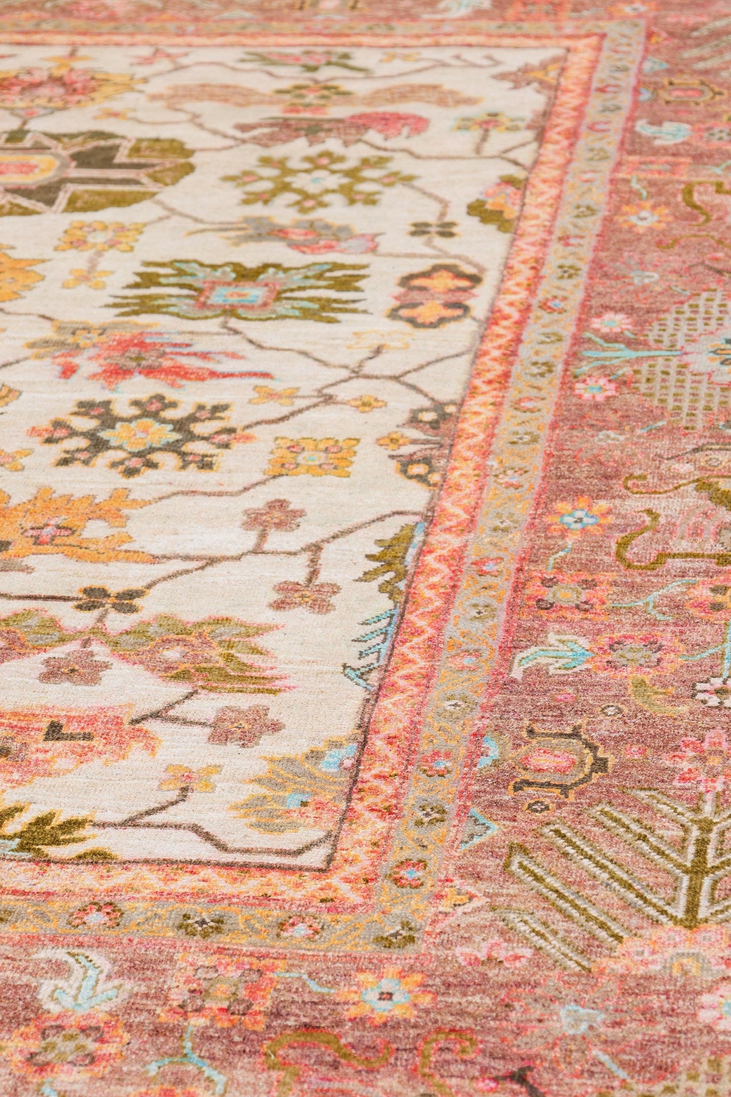 Agra Handwoven Tribal Rug, J80585