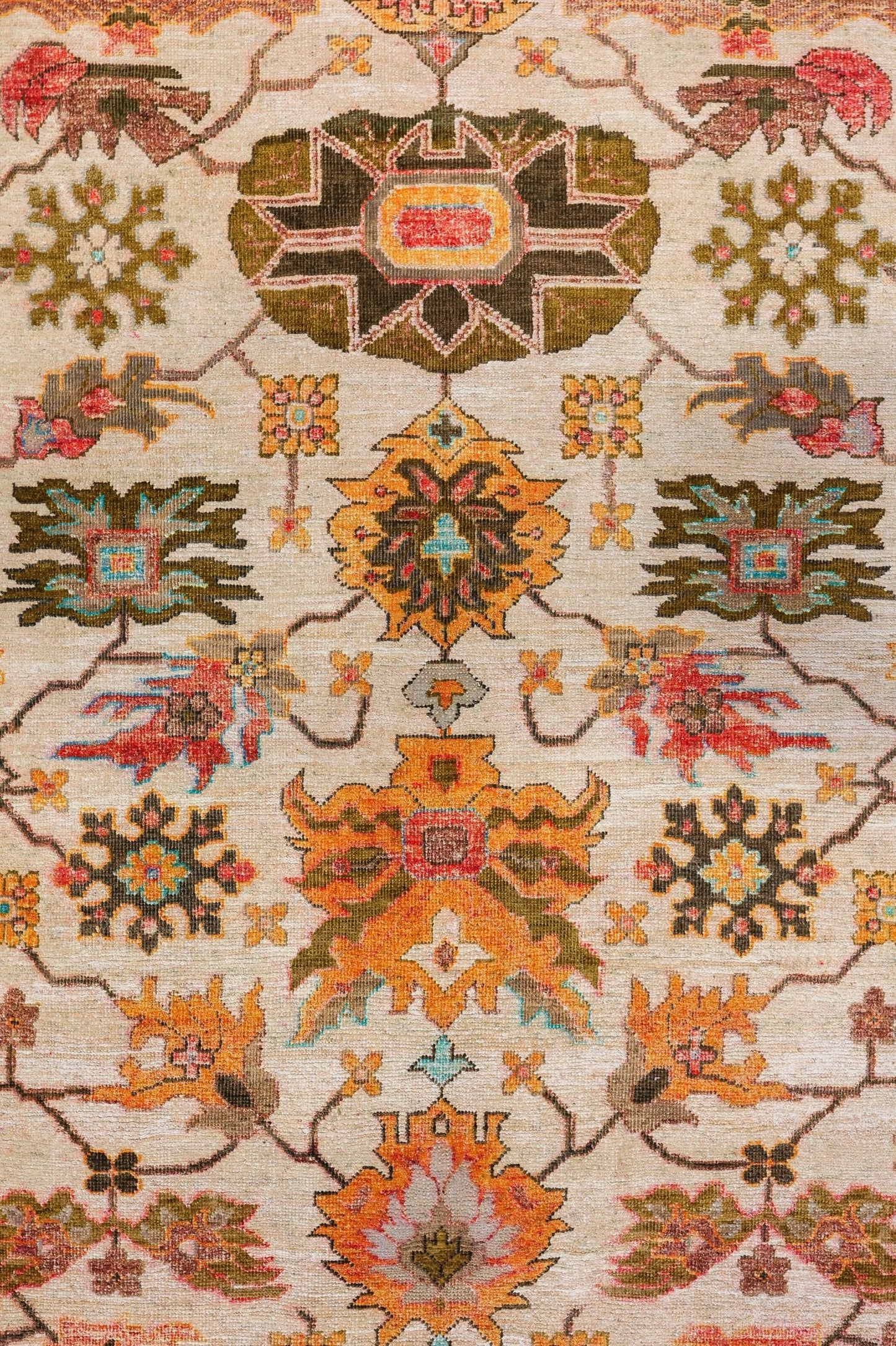 Agra Handwoven Tribal Rug, J80585