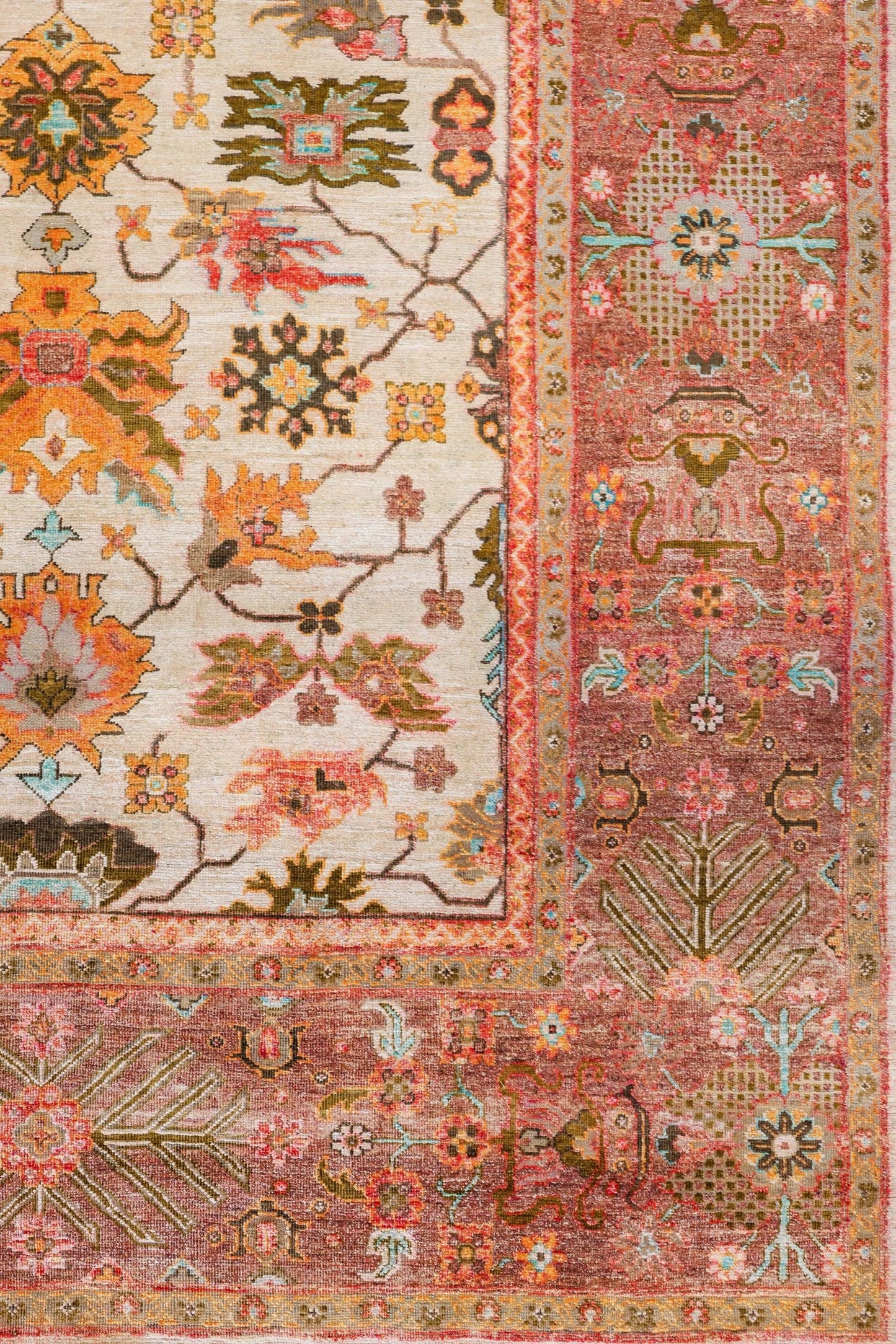 Agra Handwoven Tribal Rug, J80585
