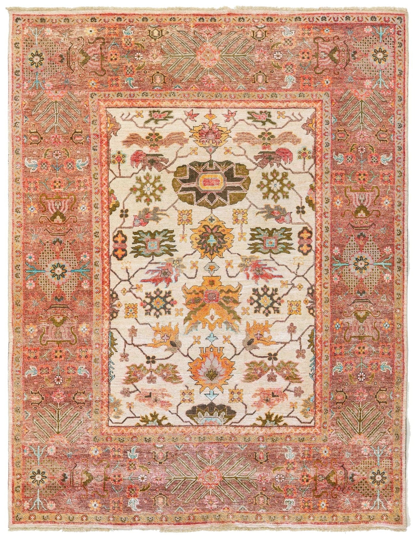 Agra Handwoven Tribal Rug