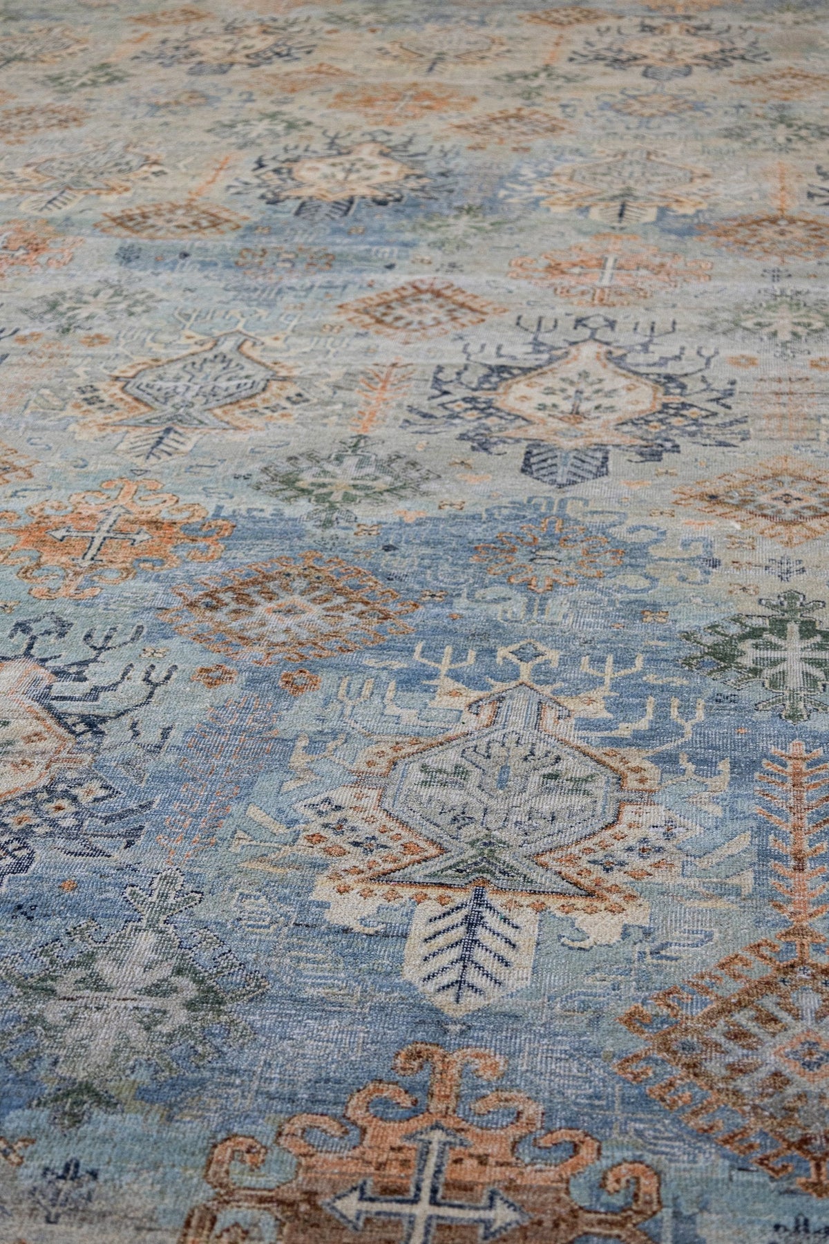 Agra Handwoven Tribal Rug, J87028