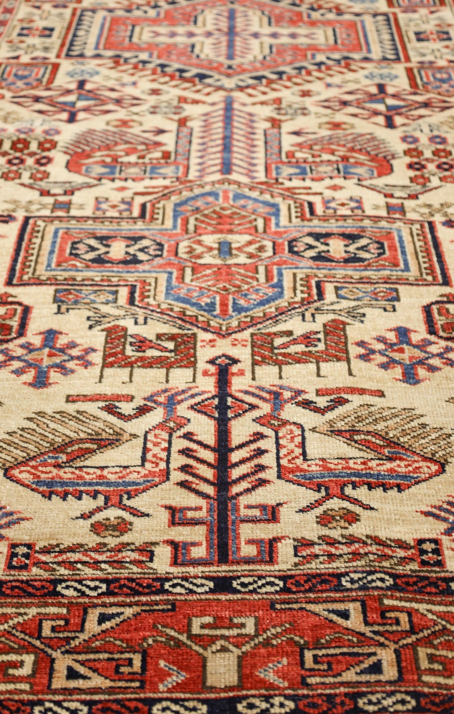 Akstafa Handwoven Tribal Rug, 77659