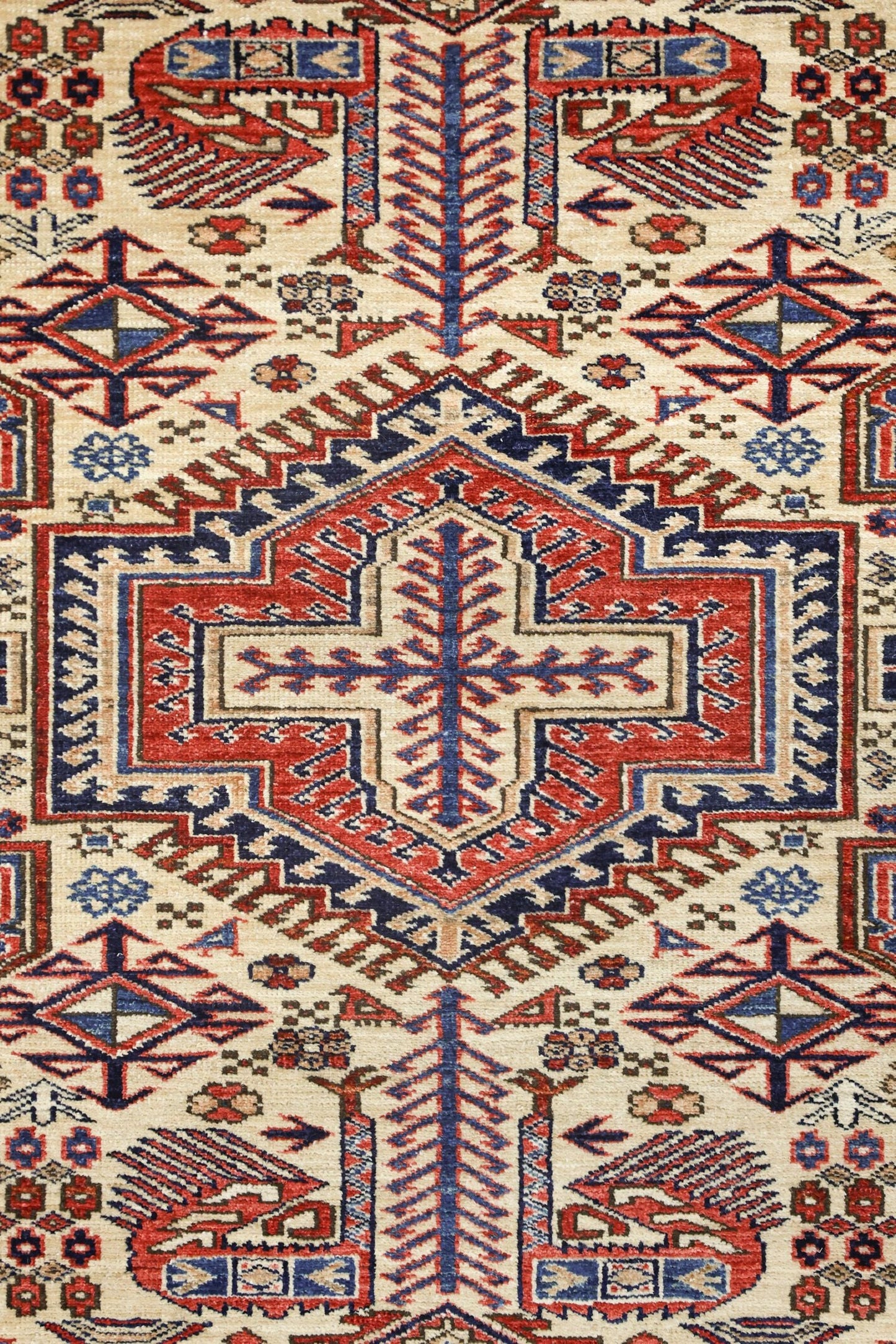 Akstafa Handwoven Tribal Rug, 77659