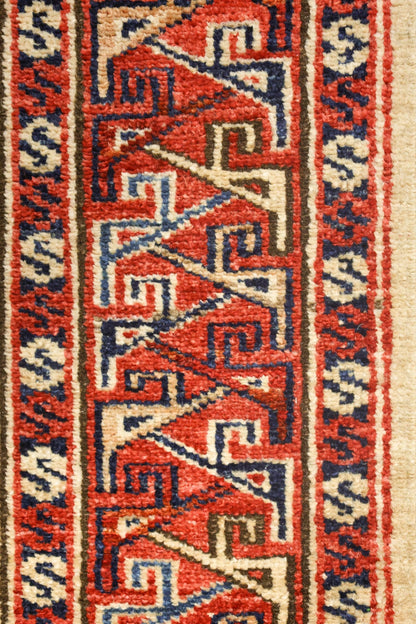 Akstafa Handwoven Tribal Rug, 77659