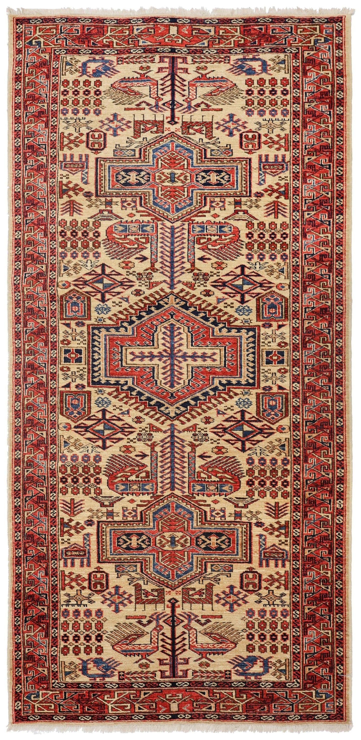 Akstafa Handwoven Tribal Rug