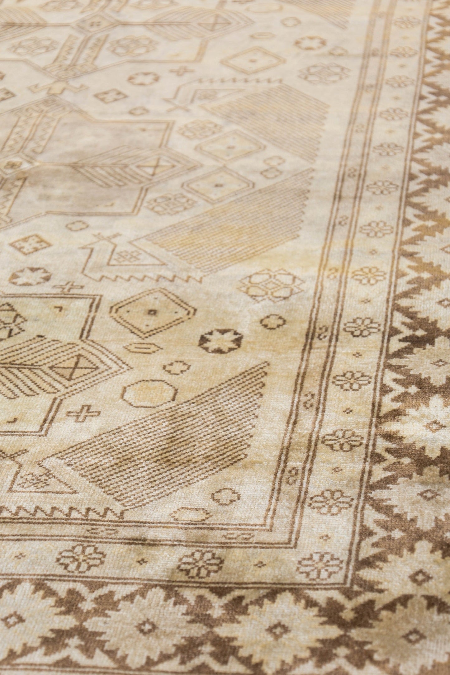Vintage Akstafa Handwoven Tribal Rug, J79434