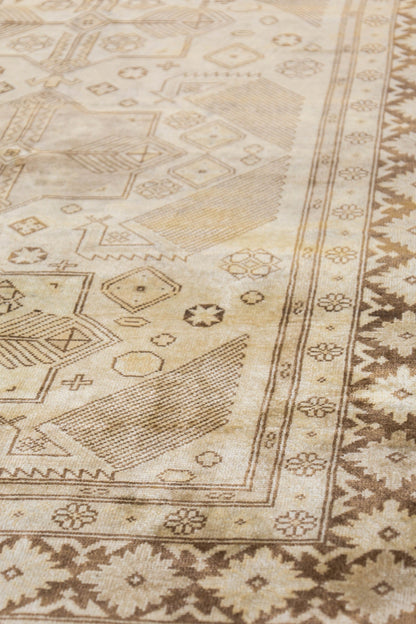 Vintage Akstafa Handwoven Tribal Rug, J79434