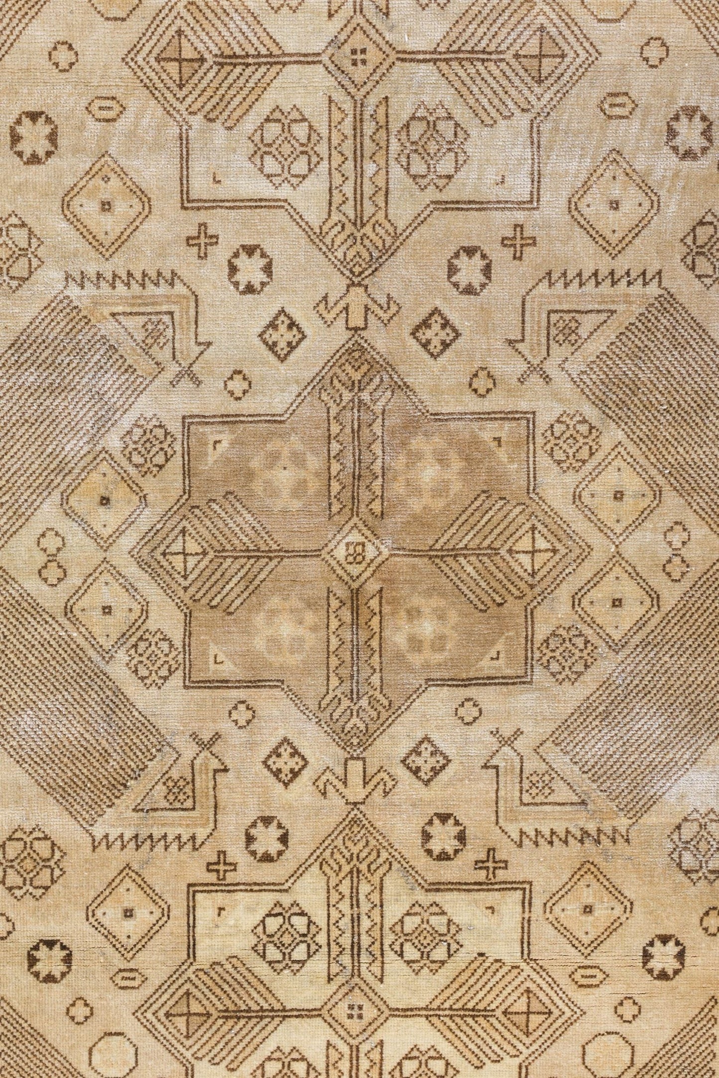 Vintage Akstafa Handwoven Tribal Rug, J79434