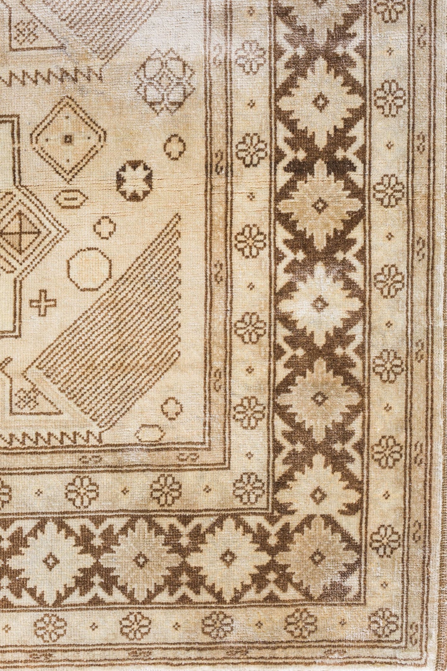 Vintage Akstafa Handwoven Tribal Rug, J79434