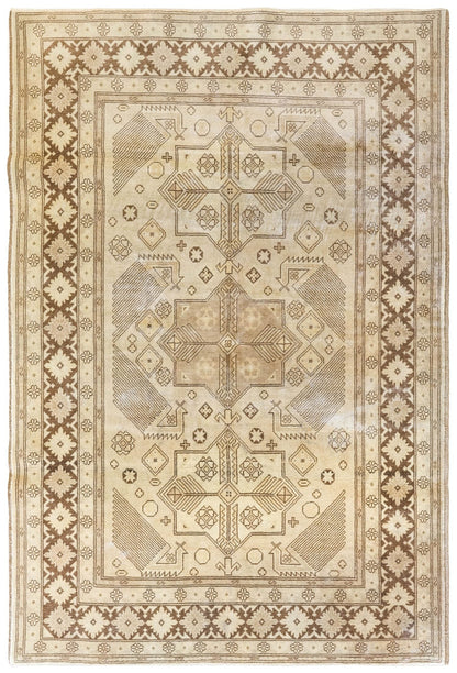 Vintage Akstafa Handwoven Tribal Rug