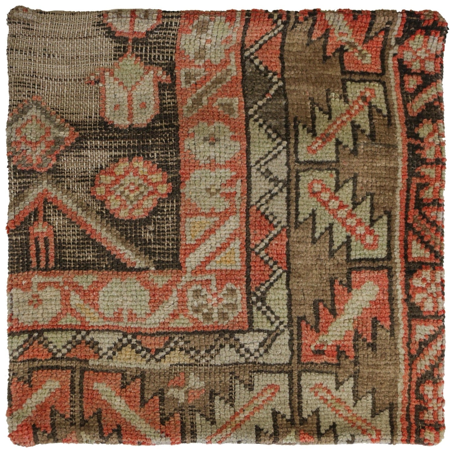 Vintage Anatolian Handwoven Tribal Rug