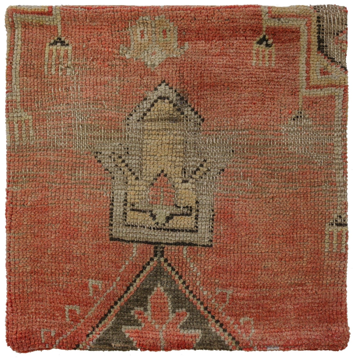 Vintage Anatolian Handwoven Tribal Rug