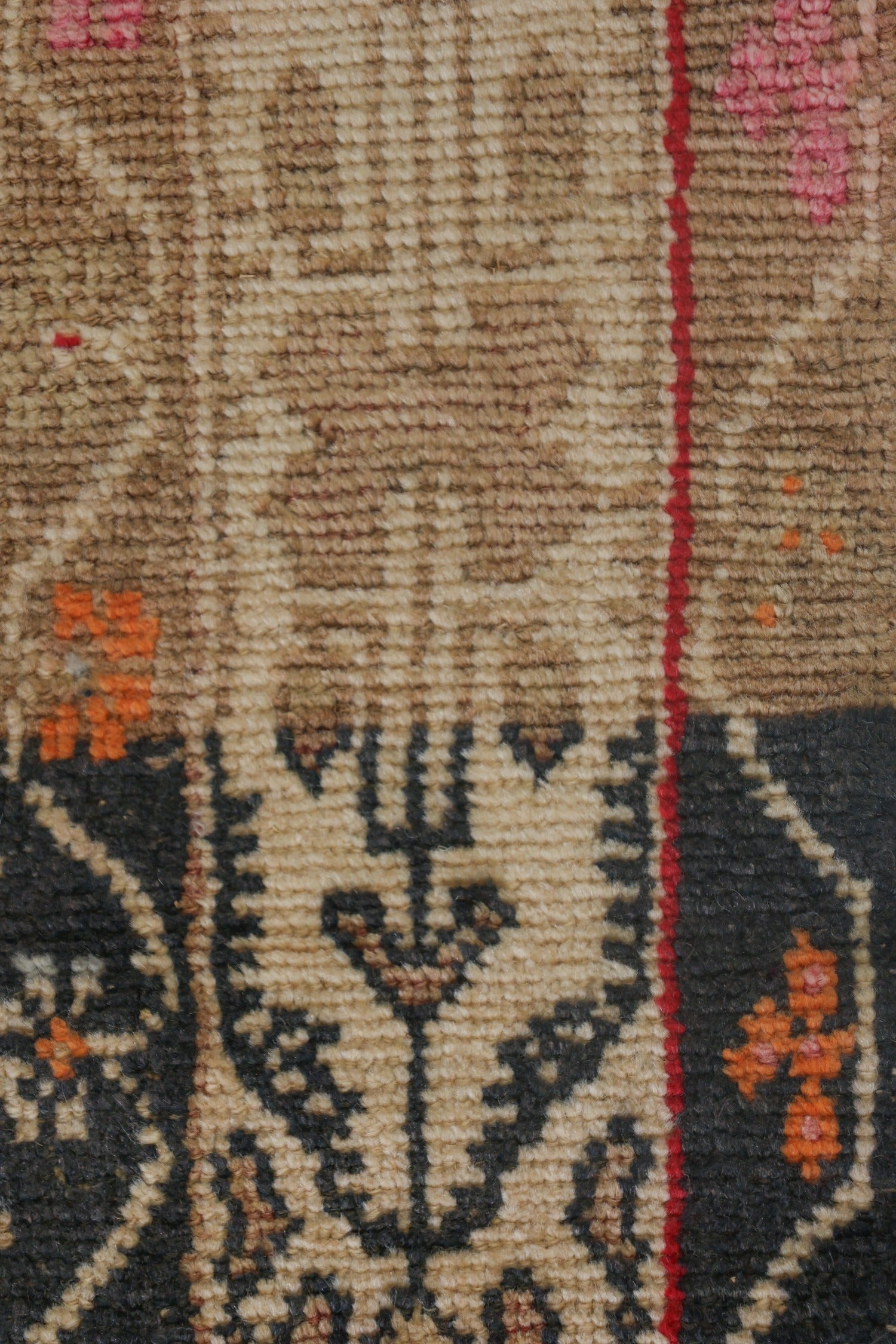 Vintage Anatolian Handwoven Tribal Rug, J72361