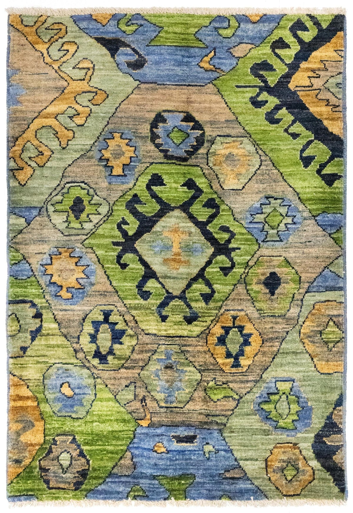 Anatolian Handwoven Tribal Rug