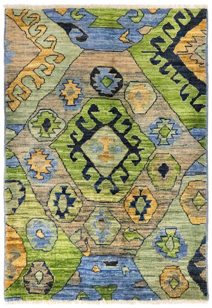 Anatolian Handwoven Tribal Rug