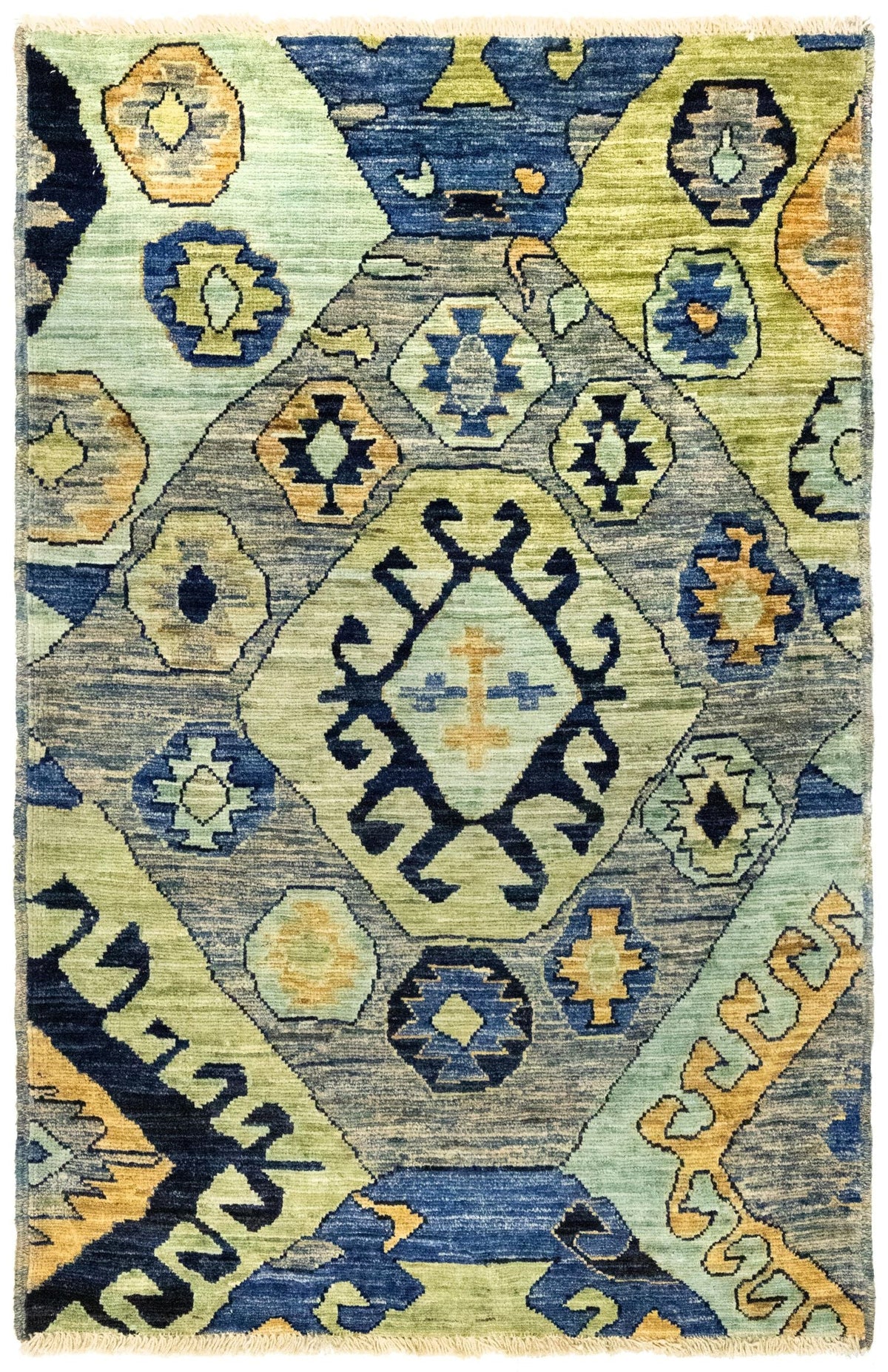 Anatolian Handwoven Tribal Rug
