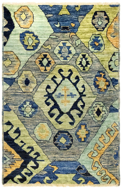 Anatolian Handwoven Tribal Rug