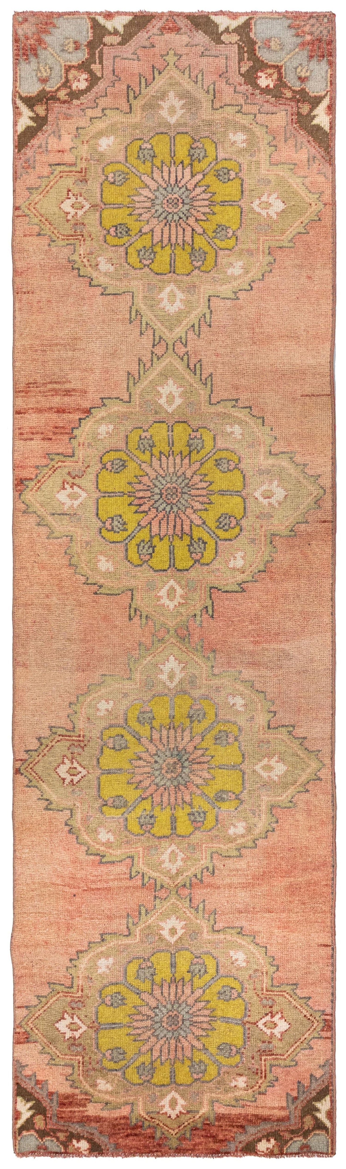 Vintage Anatolian Handwoven Tribal Rug