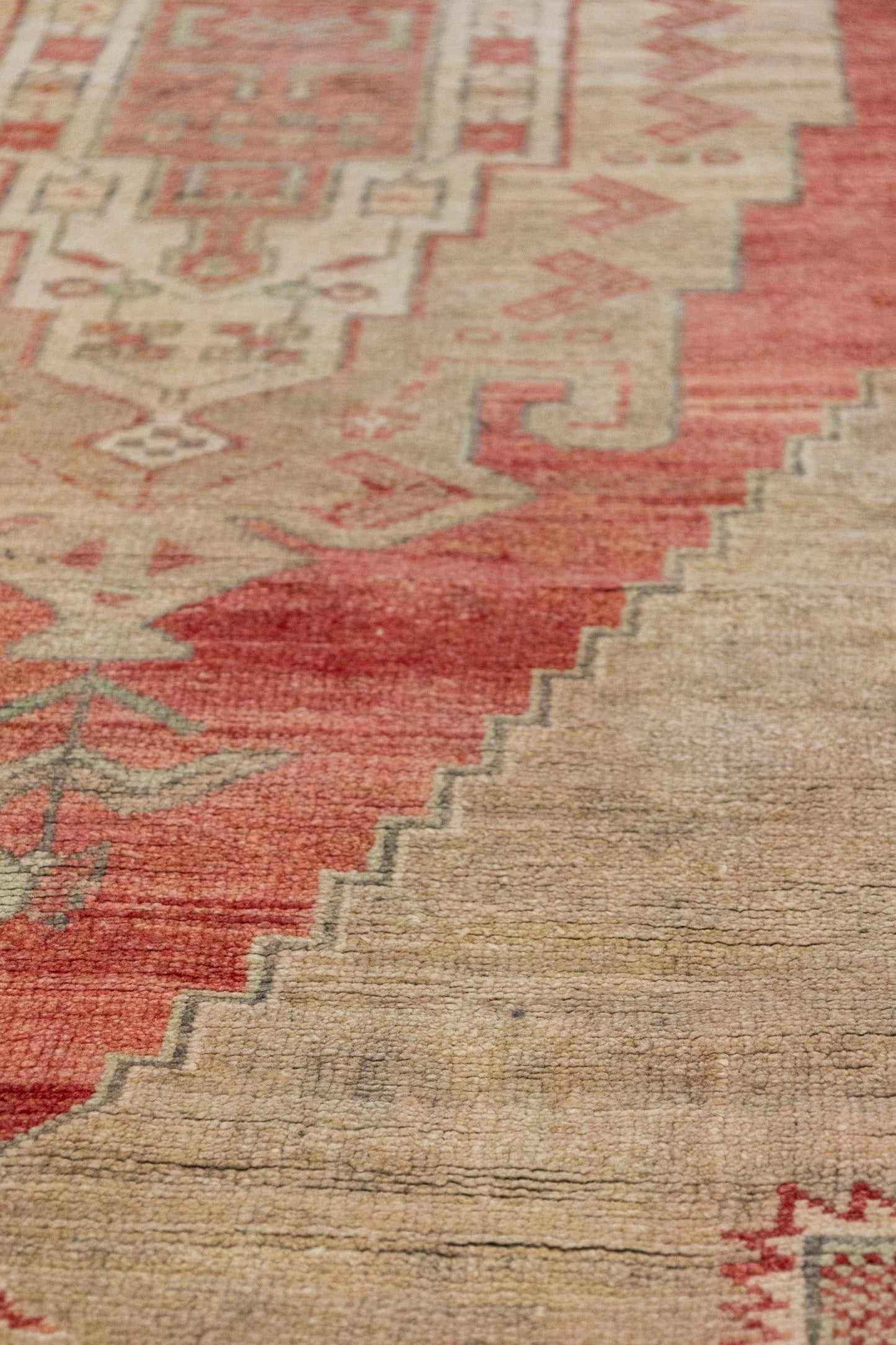 Vintage Anatolian Handwoven Tribal Rug, J87991