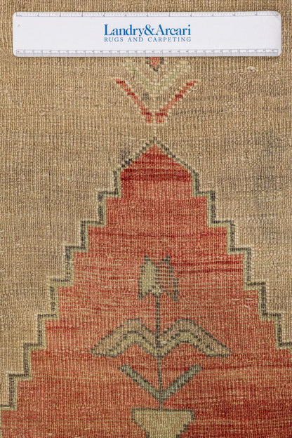 Vintage Anatolian Handwoven Tribal Rug, J87991
